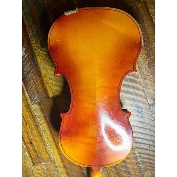 VINTAGE German Antonius Stradivarius Cremonensis, Faciebat Anno 3/4 size violin - Picture 4 of 16